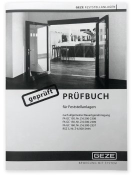 GEZE Prüfbuch f. Feststellanlagen